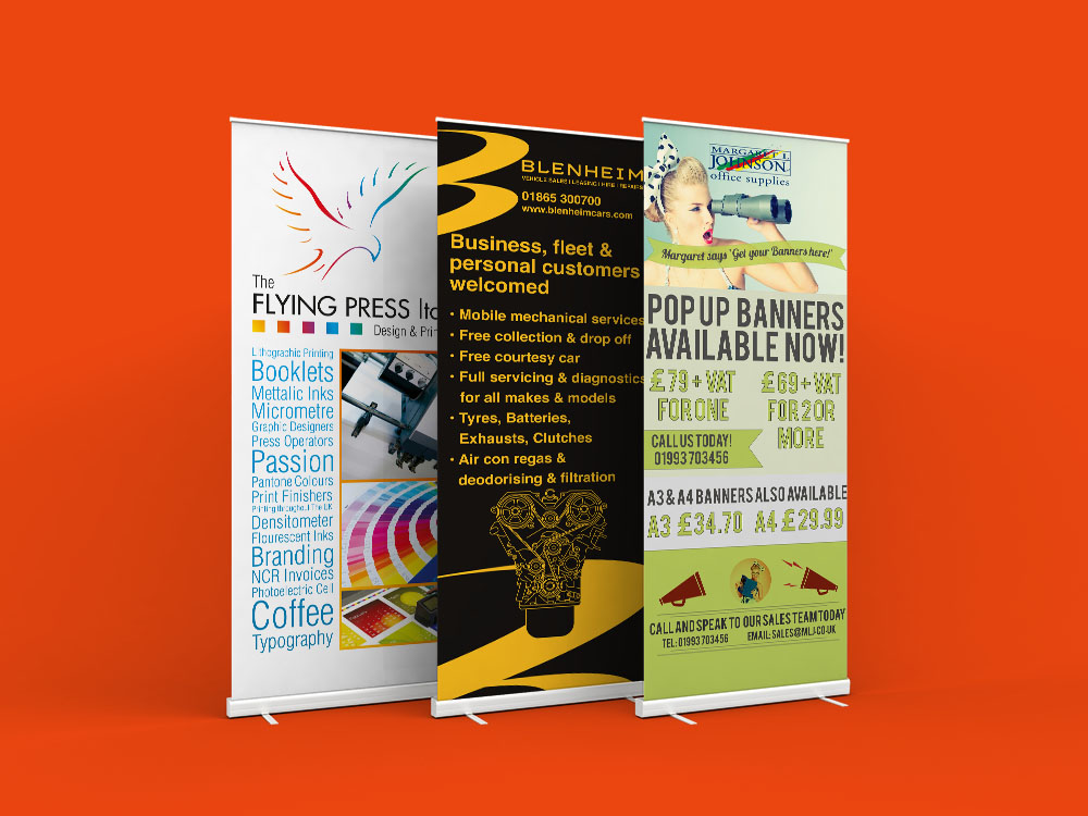 popup banner mockup